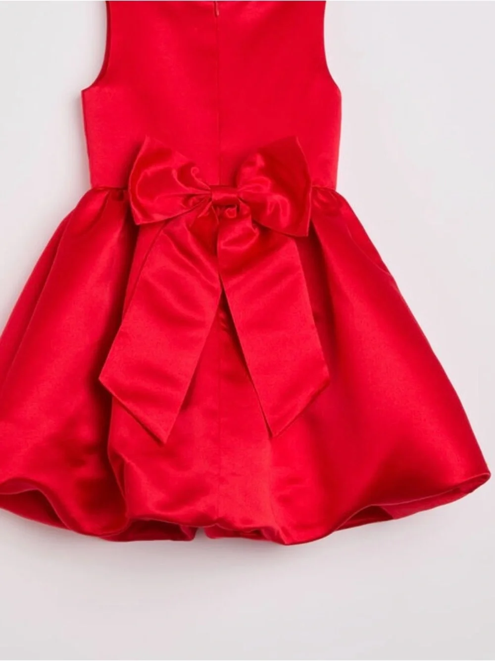Bardot Bow Back Red Formal Dress Sz 7-8